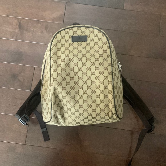 Gucci canvas backpack - Picture 1 of 2